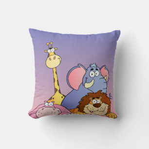 Coussin Zoo Animaux