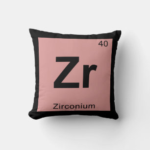 Coussin Zr - Chimie du Zirconium Symbole du tableau périod