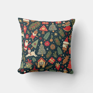 coussins à motifs de Noël