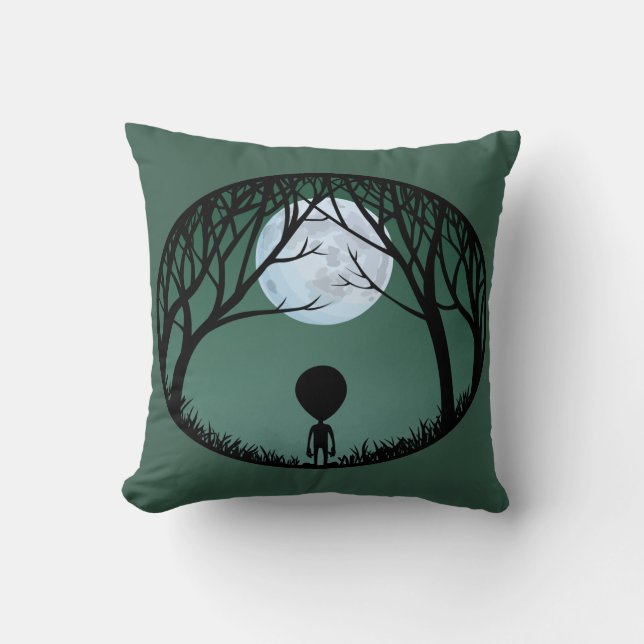 Coussins Aliens E.T. Cadeau Décor Alien & Keepsake (Recto)