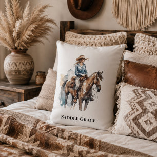 Coussins d'accent Western Cowgirl Grace
