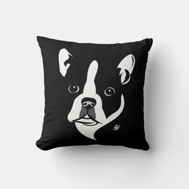 Coussins d'amant de Boston Terrier (Recto)