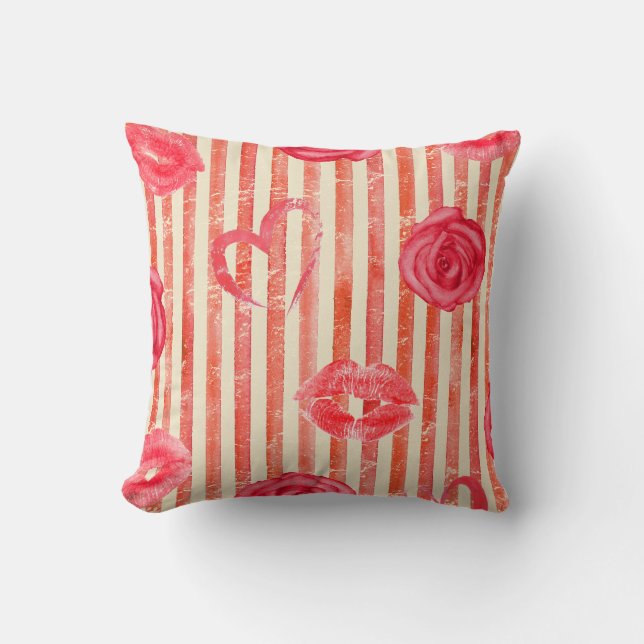 Coussins de coeur, Motifs uniques et beaux (Recto)