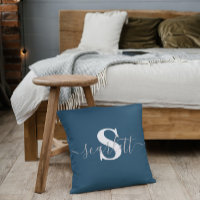 Coussins de couleur avec inscription modifiable, C