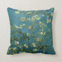 Coussins de fleur de l'amande de Vincent van Gogh