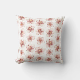 Coussins de jet élégants à motif floral
