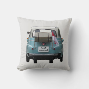 COUSSINS DE LANCER DE VOITURE DE MARIÉS