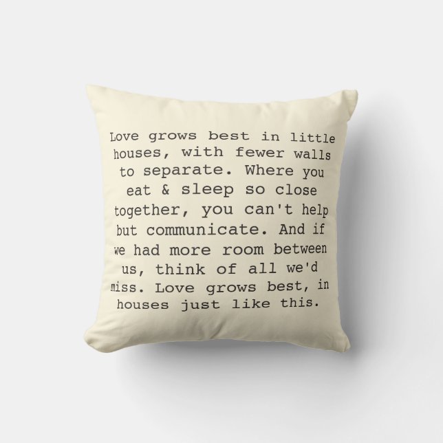 Coussins de Love Grows (Recto)