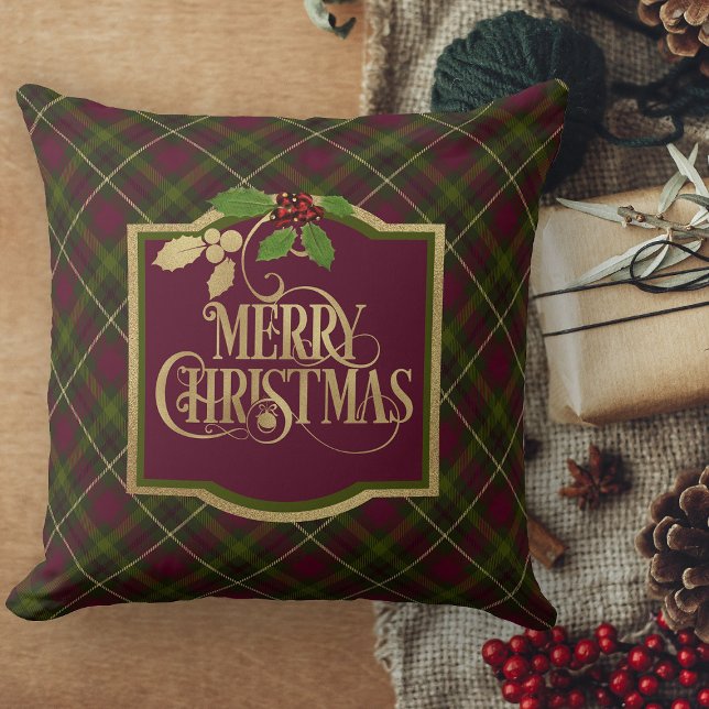 Coussins de Noël Joyeux Oreiller de Noël (Christmas pillows personalized Christmas throw pillow for couch)