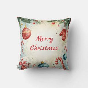 Coussins de Noël traditionnels personnalisés