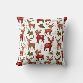 Coussins de rennes de Noël