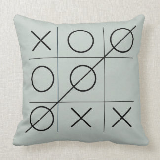 coussins de tic-tac-toe 