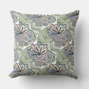 Coussins décoratifs à motif de fleur de lotus