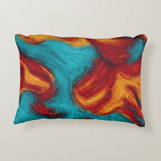 Coussins Décoratifs Abstract 3D Oil Painting (Dos)