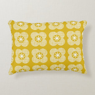 Coussins Décoratifs Abstrait motif vintage fleuri. Style nordique. Vin