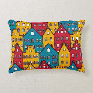 Coussins Décoratifs Abstrait urbain : motif urbain vintage