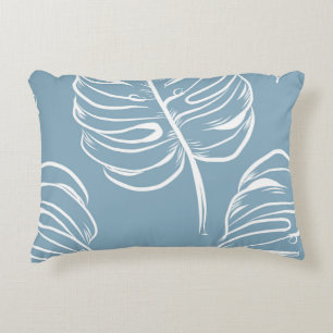 Coussins Décoratifs Abstraite Feuille Tropicale : Verdure transparente