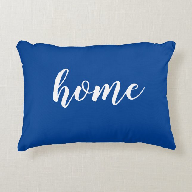 Coussins Décoratifs Accueil Sentiment bleu (Devant)