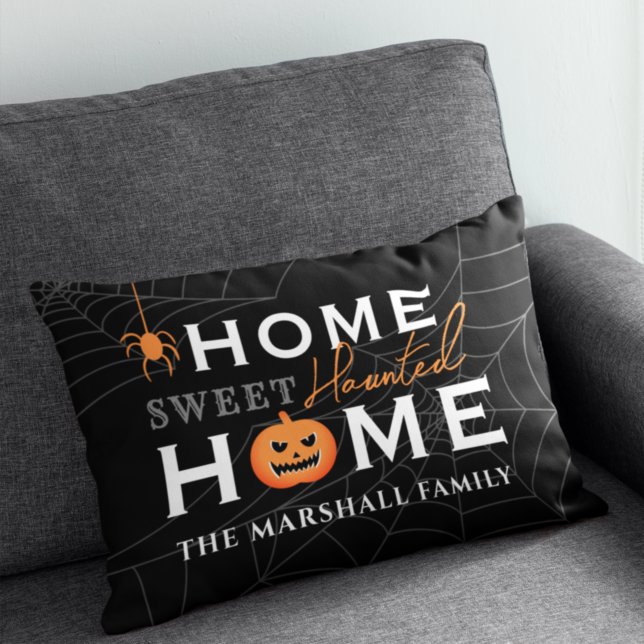 Coussins Décoratifs Accueil Sweet Haunted Maison Personnalisée Hallowe (Créateur téléchargé)