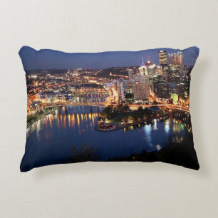 Coussins Décoratifs Acier et sandwich à indigo
