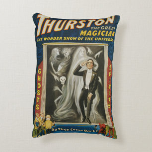 Coussins Décoratifs Affiche Magique Vintage, Thurston, Le Grand Magici