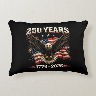 Coussins Décoratifs Aigle patriotique des États-Unis 250e anniversaire