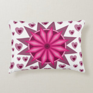 COUSSINS DÉCORATIFS AIMER COEURS FLEURS VALENTINE ANNIVERSAIRE ANNIVER