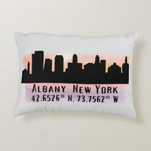 Coussins Décoratifs Albany NY City Skyline