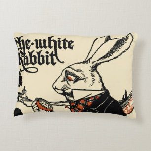 Coussins Décoratifs Alice Lapin Blanc Classique Wonderland 