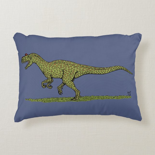 Coussins Décoratifs Allosaurus de Dinosaure Jurassique (Devant)