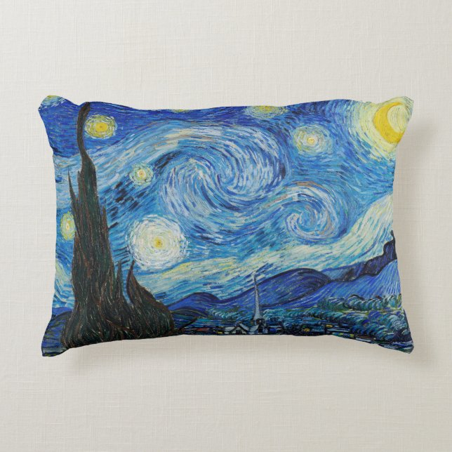 Coussins Décoratifs Almofada Noite Estrelada Van Gogh (Devant)