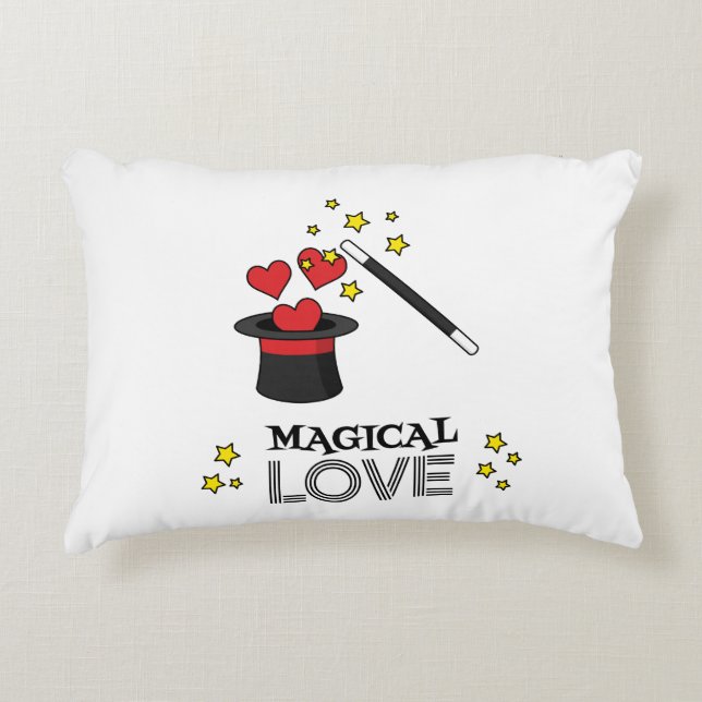 Coussins Décoratifs Amour magique - Noir (Devant)