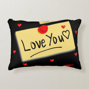 Coussins Décoratifs amour u black zazzé nouveau