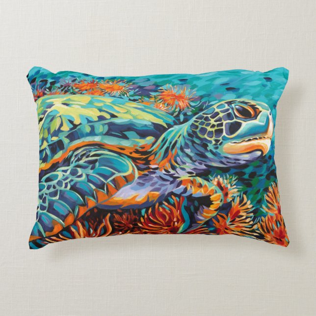 Coussins Décoratifs Amoureux de mer I (Devant)