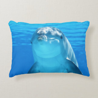 Coussins Décoratifs Animal marin de dauphin mignon en mer bleue