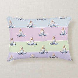COUSSINS DÉCORATIFS ANTISTRESS CALM MEDITATION RELAX PASTEL CHAKRA
