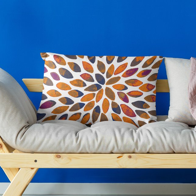 Coussins Décoratifs Aquarelle brosse traits - effet rouillé (Créateur téléchargé)