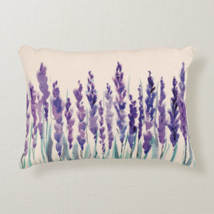 Coussins Décoratifs aquarelle de lavande française