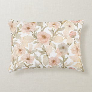 Coussins Décoratifs Aquarelle romantique Floral Motif sans couture à D