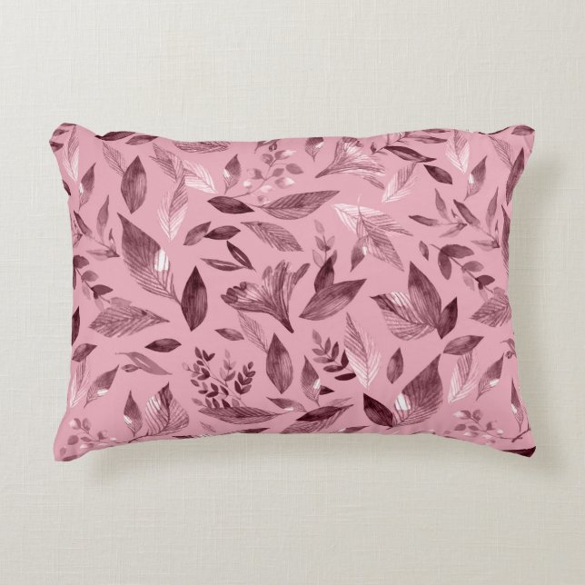 Coussins Décoratifs Aquarelle tombée feuilles 3 (Devant)