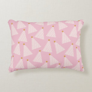 Coussins Décoratifs Arbre de Noël rose Motif