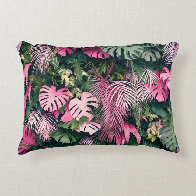 Coussins Décoratifs Arbres Arrière - plans tropicaux (Devant)