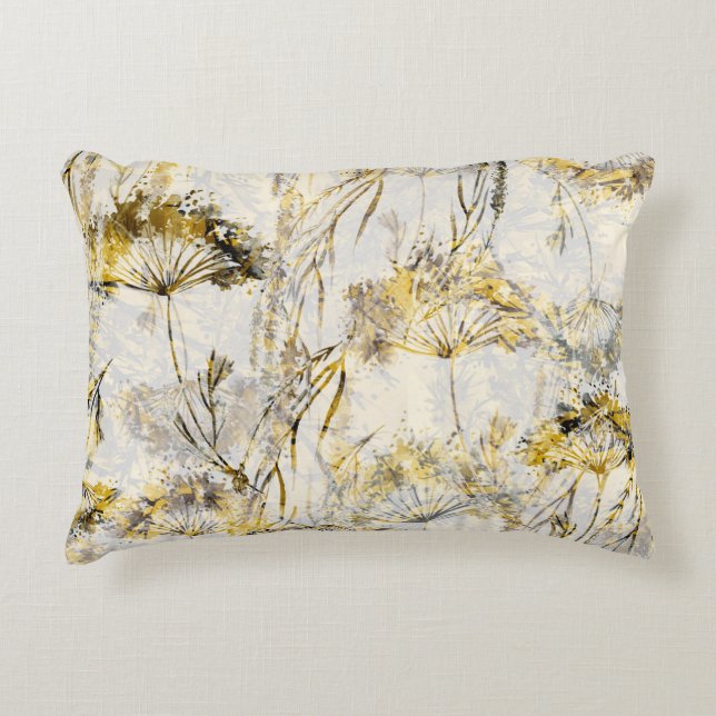 Coussins Décoratifs arrière - plan d'aquarelle Abstraite : dandelion,  (Devant)