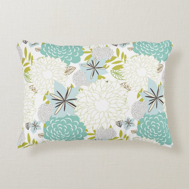 Coussins Décoratifs Arrière - plan floral (Devant)
