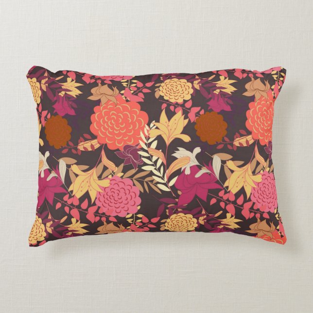 Coussins Décoratifs Arrière - plan floral 2 (Devant)