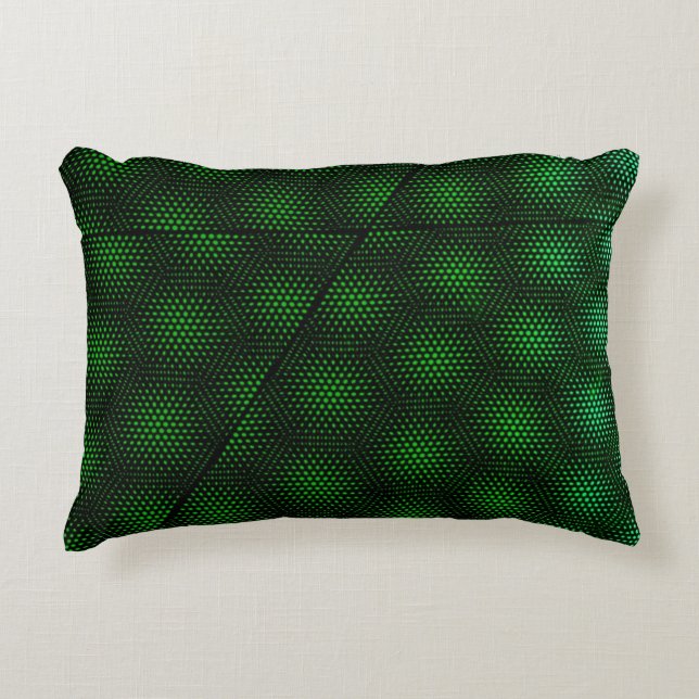 Coussins Décoratifs Arrière - plan vert abstrait (Devant)