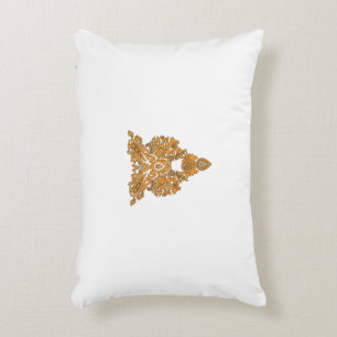 Coussins Décoratifs Art Floral Paisley ・ Décor Boho Orange