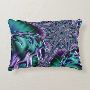 Coussins Décoratifs Art fractal psychédélique funky trippy
