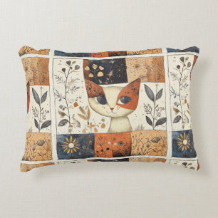 Coussins Décoratifs Art Mi-Siècle Moderne Cute Chat