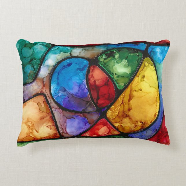 Coussins Décoratifs Art neurologique audacieux (Devant)
